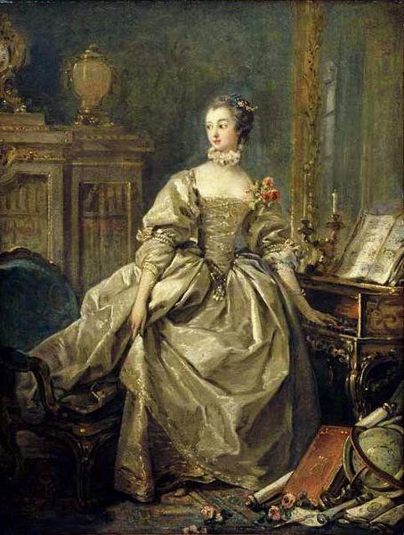 Francois Boucher Madame de Pompadour oil painting picture